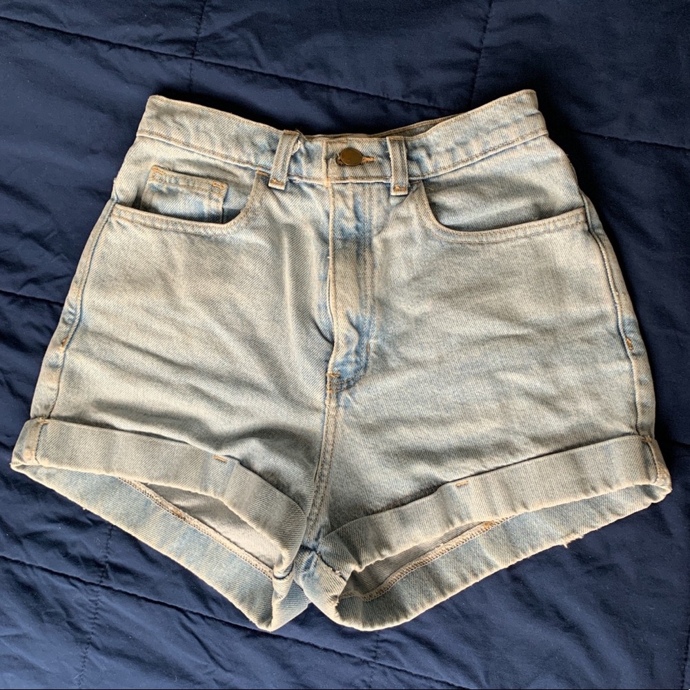 American Apparel height waisted shorts